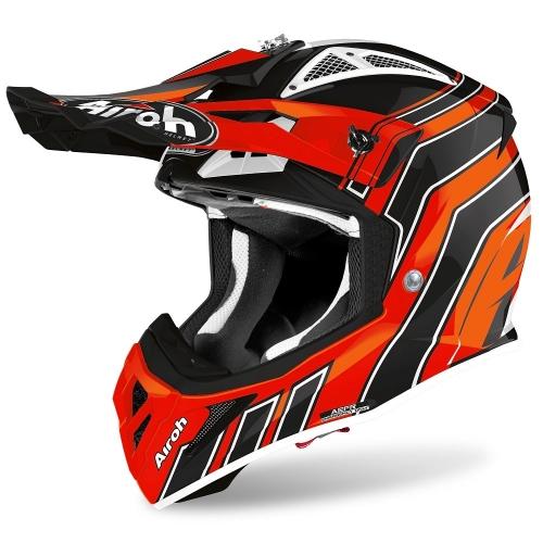 Casco para Moto Airoh Aviator Ace Art Orange Gloss